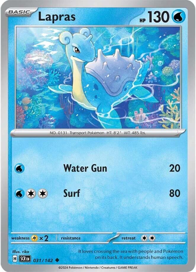 Lapras 031/142 (SV07: Stellar Crown)  | Good Games Morley