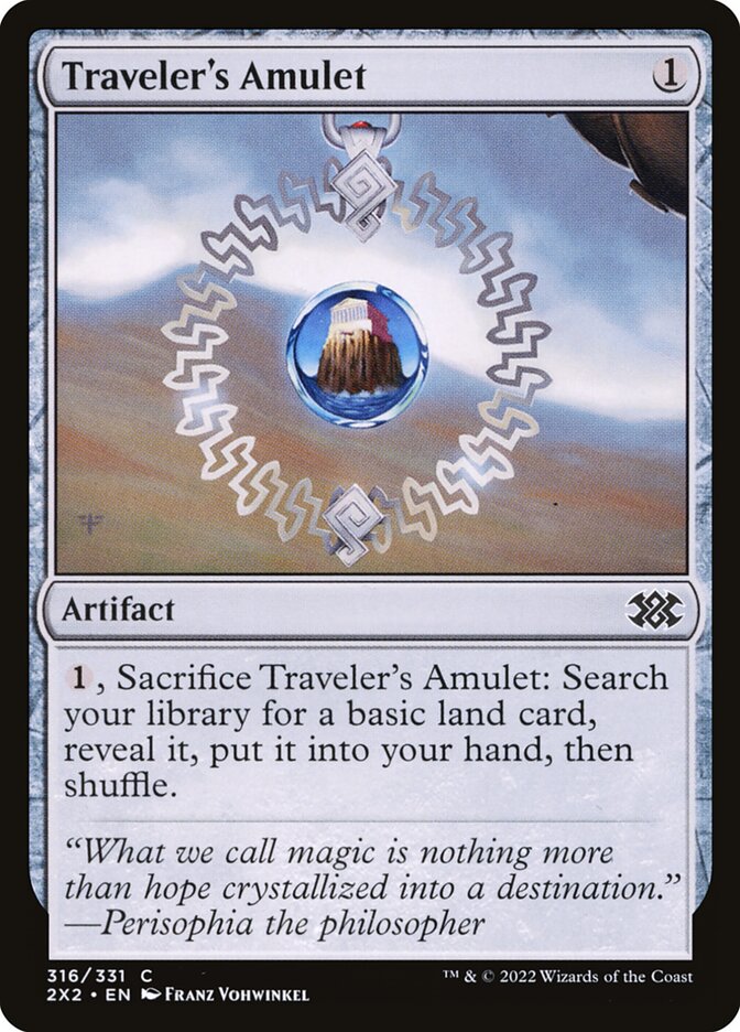 Traveler's Amulet 316/331 (Double Masters 2022)  - Foil | Good Games Morley