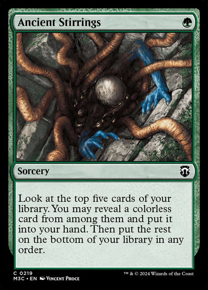Ancient Stirrings 219/411 (Commander: Modern Horizons 3)  | Good Games Morley