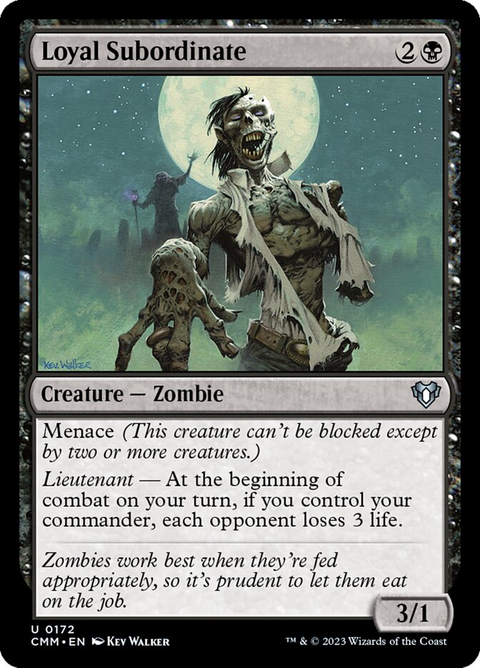 Loyal Subordinate 172/451 (Commander Masters)  - Foil | Good Games Morley