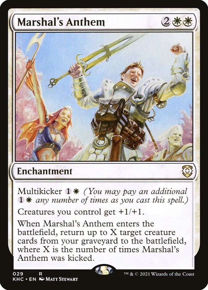 Marshal's Anthem 29/1 (Commander: Kaldheim)  | Good Games Morley