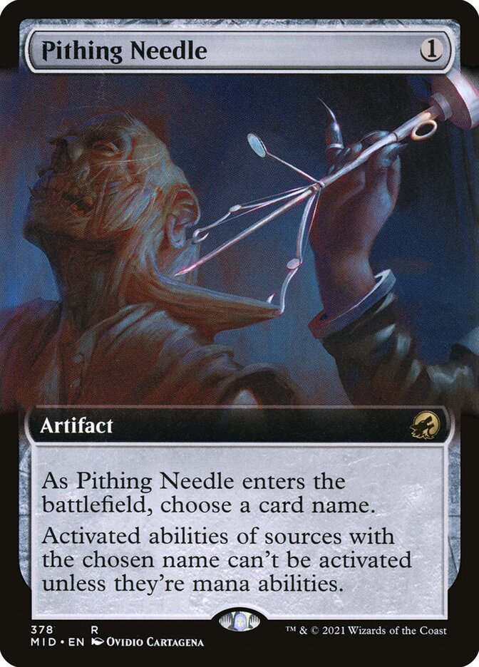Pithing Needle 378/277 (Innistrad: Midnight Hunt)  - Foil | Good Games Morley