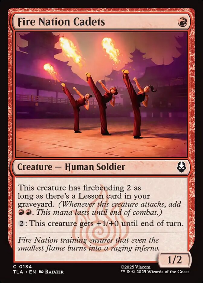 Fire Nation Cadets 134 (Avatar: The Last Airbender)  - Foil | Good Games Morley