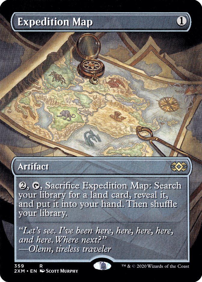Expedition Map 359 (Double Masters)  - Borderless Foil | Good Games Morley