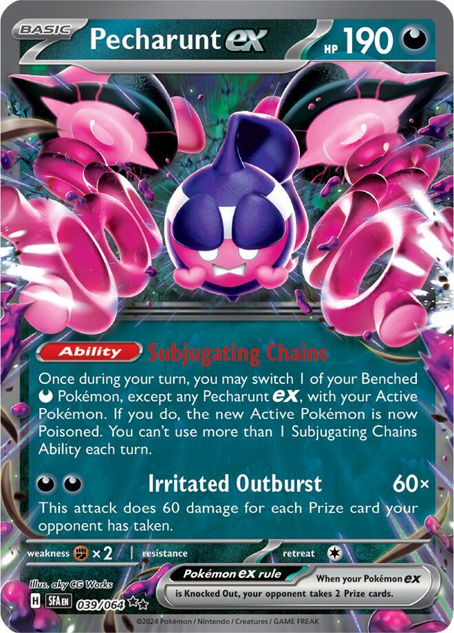 Pecharunt ex 039/064 (SV: Shrouded Fable)  - Holofoil | Good Games Morley