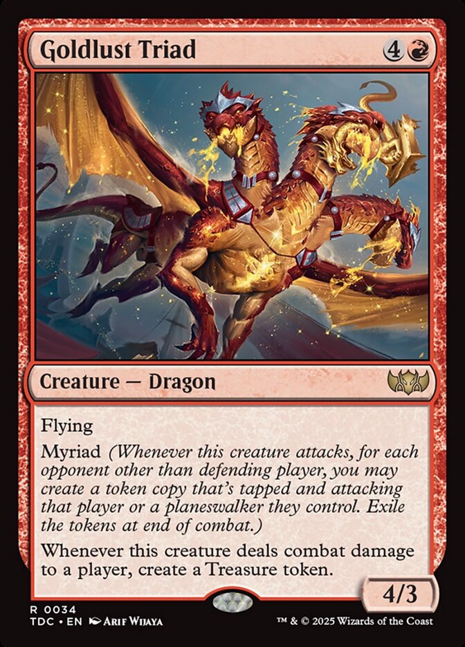Goldlust Triad 34 (Commander: Tarkir: Dragonstorm)  | Good Games Morley