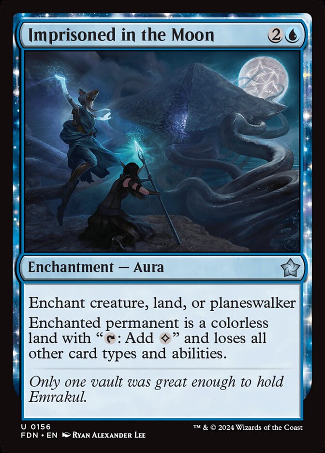 Imprisoned in the Moon 156 (Foundations)  - Foil | Good Games Morley