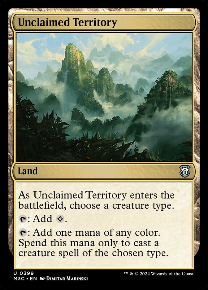 Unclaimed Territory 399/411 (Commander: Modern Horizons 3)  | Good Games Morley