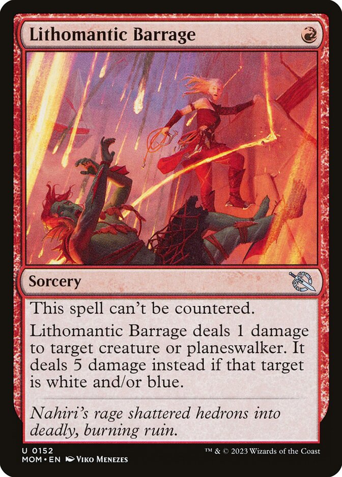 Lithomantic Barrage 152/291 (March of the Machine)  | Good Games Morley