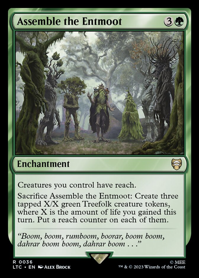 Assemble the Entmoot 36/347 (Commander: The Lord of the Rings: Tales of Middle-earth)  | Good Games Morley