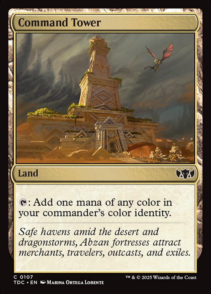 Command Tower 107 (Commander: Tarkir: Dragonstorm)  | Good Games Morley