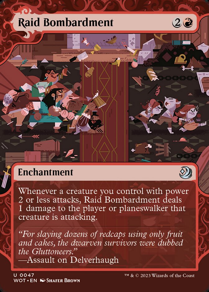 Raid Bombardment 47 (Wilds of Eldraine: Enchanting Tales)  - Showcase Foil | Good Games Morley