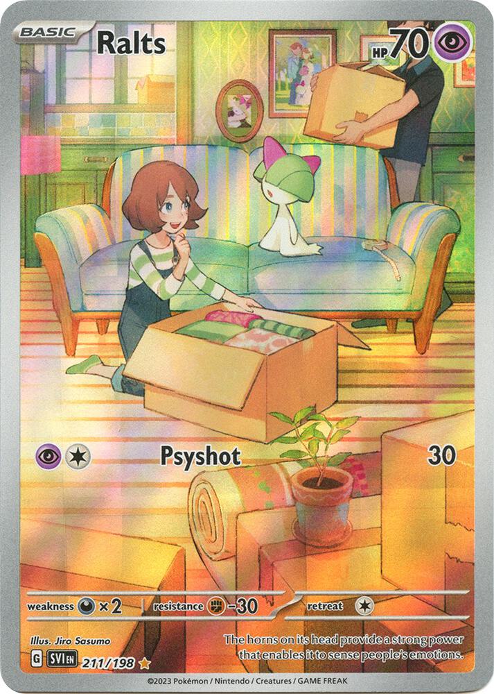 Ralts 211/198 (SV01: Scarlet & Violet Base Set)  - Holofoil | Good Games Morley