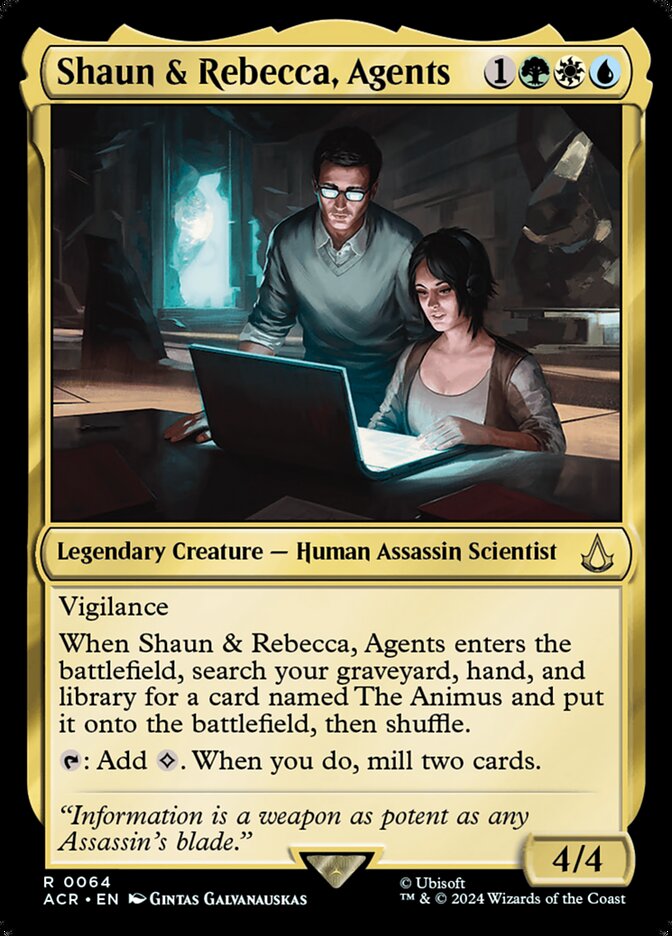 Shaun & Rebecca, Agents 64/110 (Universes Beyond: Assassin's Creed)  | Good Games Morley