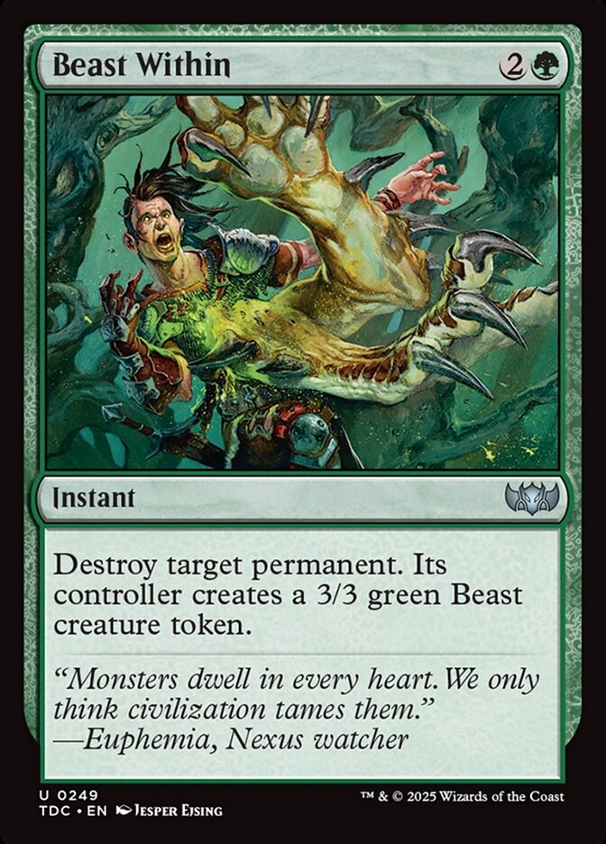 Beast Within 249 (Commander: Tarkir: Dragonstorm)  | Good Games Morley