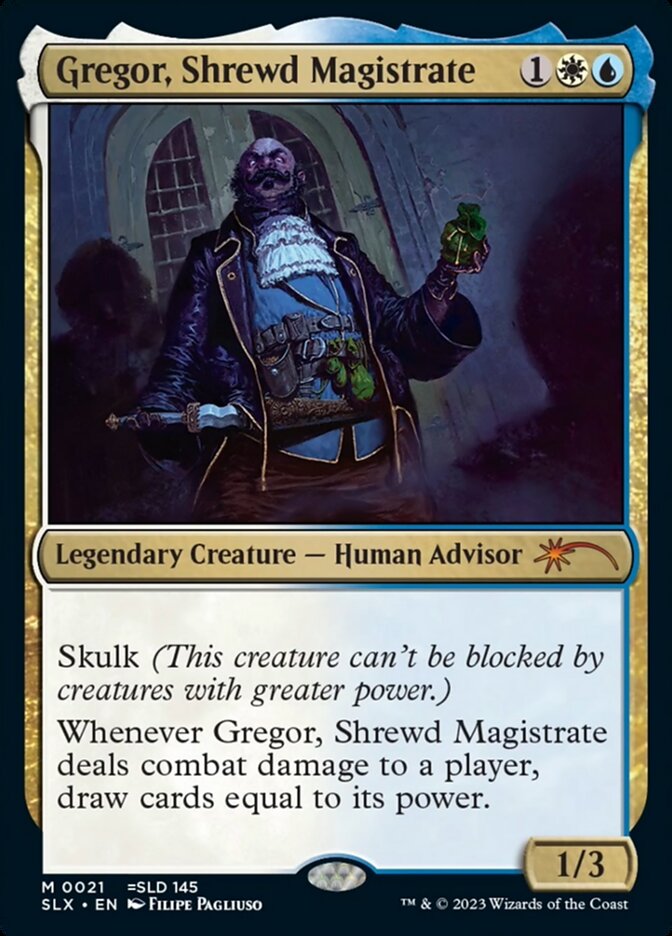 Gregor, Shrewd Magistrate 21/32 (SLX Cards)  | Good Games Morley