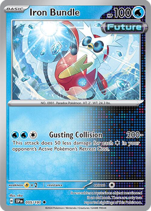 Iron Bundle 055/191 (SV08: Surging Sparks)  - Reverse Holofoil | Good Games Morley