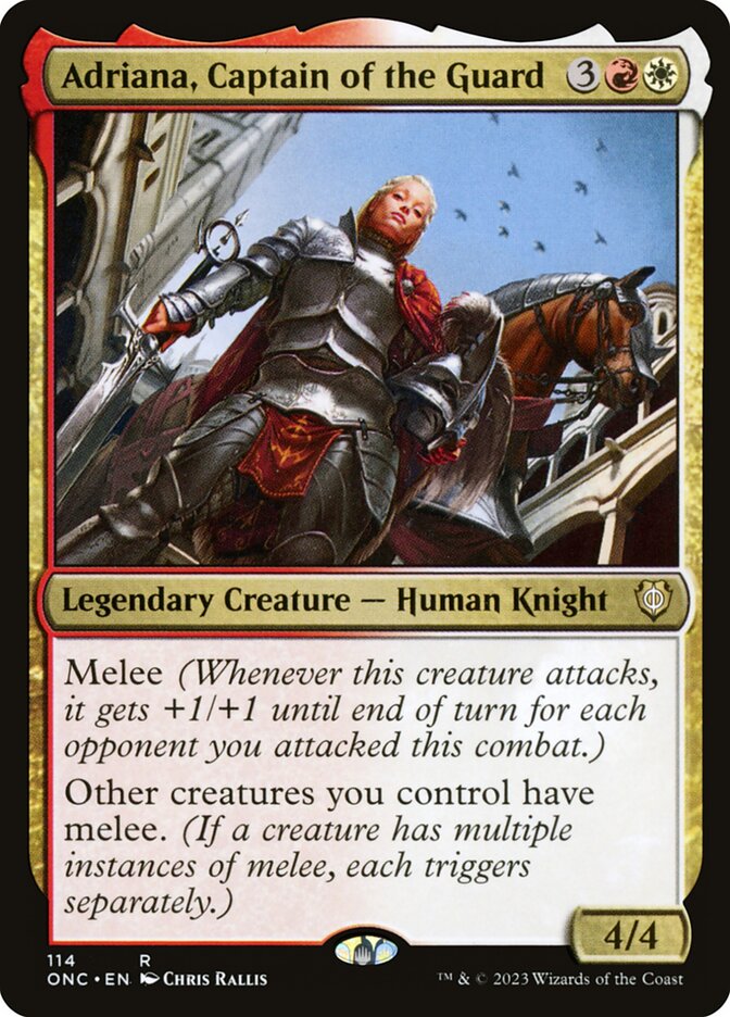 Adriana, Captain of the Guard 114/28 (Commander: Phyrexia: All Will Be One)  | Good Games Morley