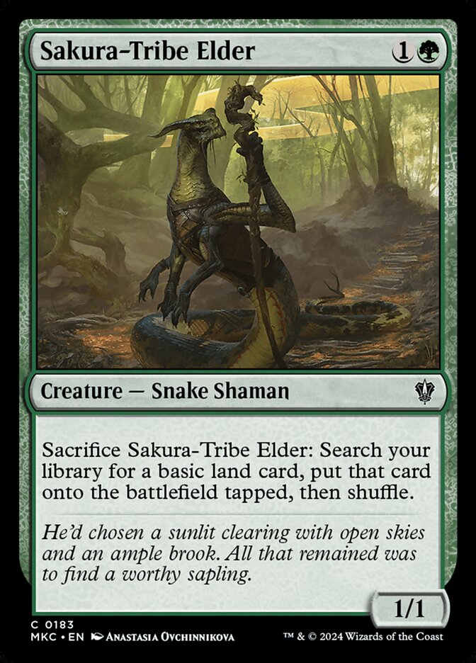 Sakura-Tribe Elder 183/311 (Commander: Murders at Karlov Manor)  | Good Games Morley