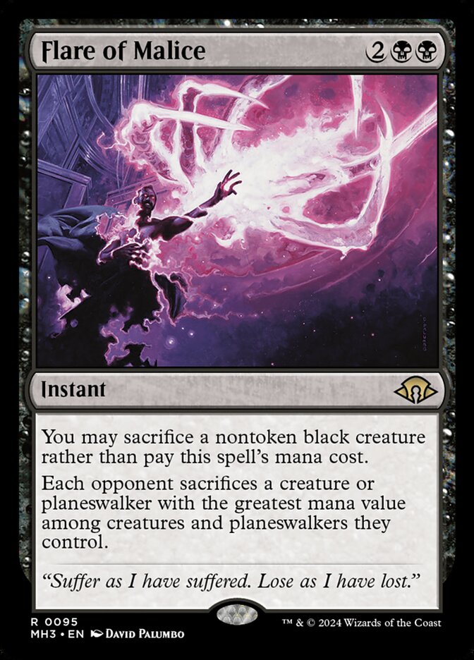 Flare of Malice 95 (Modern Horizons 3)  - Foil | Good Games Morley