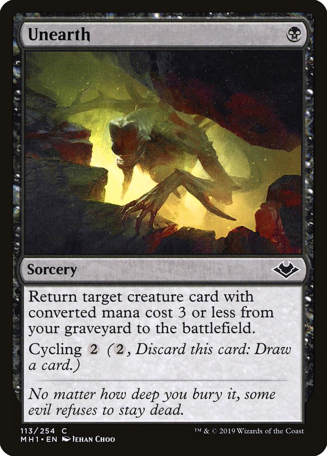 Unearth 113/254 (Modern Horizons)  | Good Games Morley