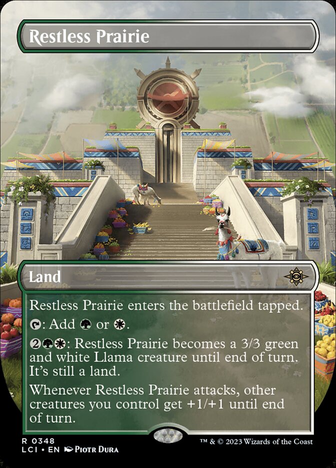 Restless Prairie 348/291 (The Lost Caverns of Ixalan)  - Borderless | Good Games Morley