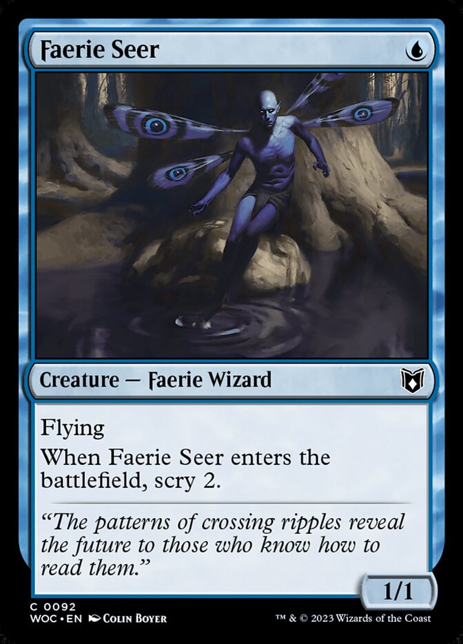 Faerie Seer 92/173 (Commander: Wilds of Eldraine)  | Good Games Morley