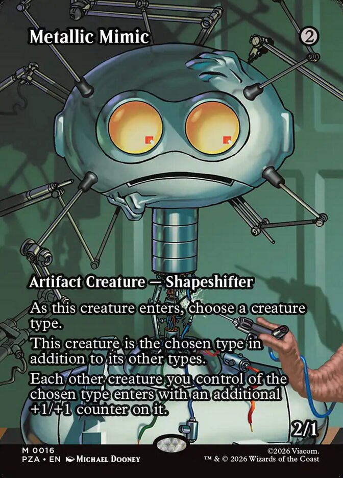 Metallic Mimic 16 (Teenage Mutant Ninja Turtles Source Material)  - Borderless Foil | Good Games Morley