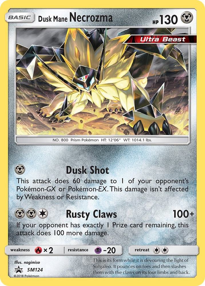 Dusk Mane Necrozma SM124 (SM Promos)  - Holofoil | Good Games Morley