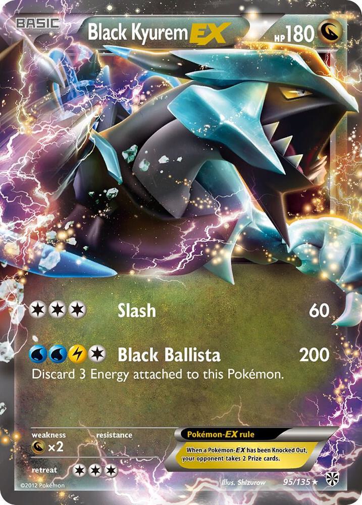 Black Kyurem EX 95/135 (Plasma Storm)  - Holofoil | Good Games Morley