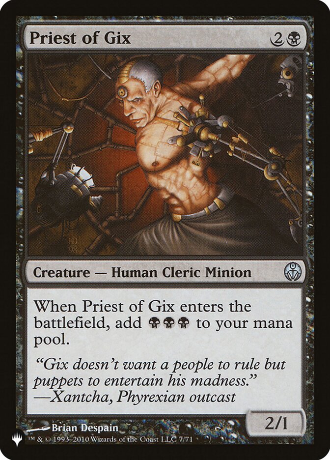 Priest of Gix DDE-7/5075 (The List Reprints)  | Good Games Morley