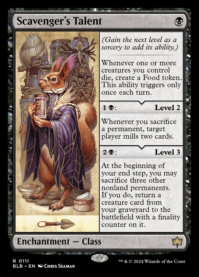 Scavenger's Talent 111 (Bloomburrow)  - Foil | Good Games Morley