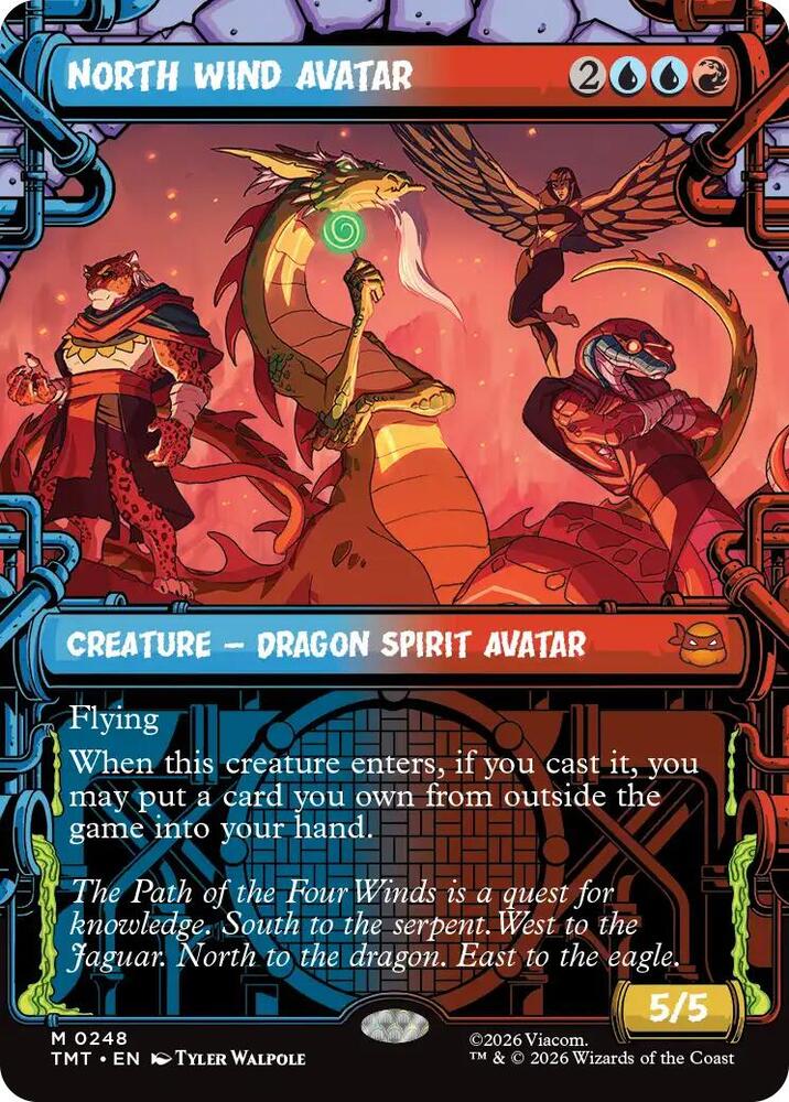 North Wind Avatar  248/190 (Teenage Mutant Ninja Turtles)  - Showcase Foil | Good Games Morley