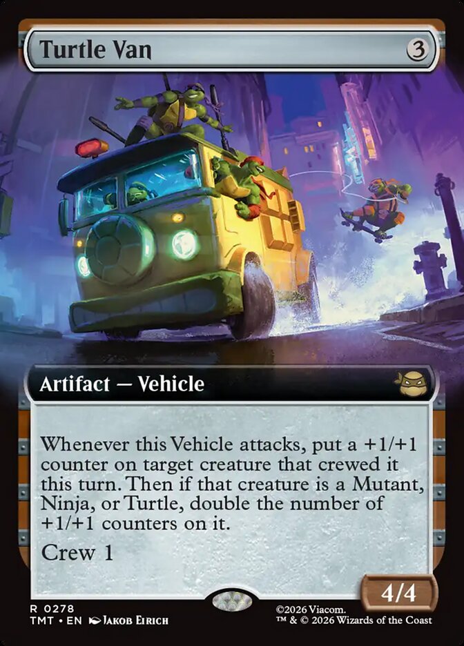 Turtle Van 278/190 (Teenage Mutant Ninja Turtles)  - Extended Art | Good Games Morley