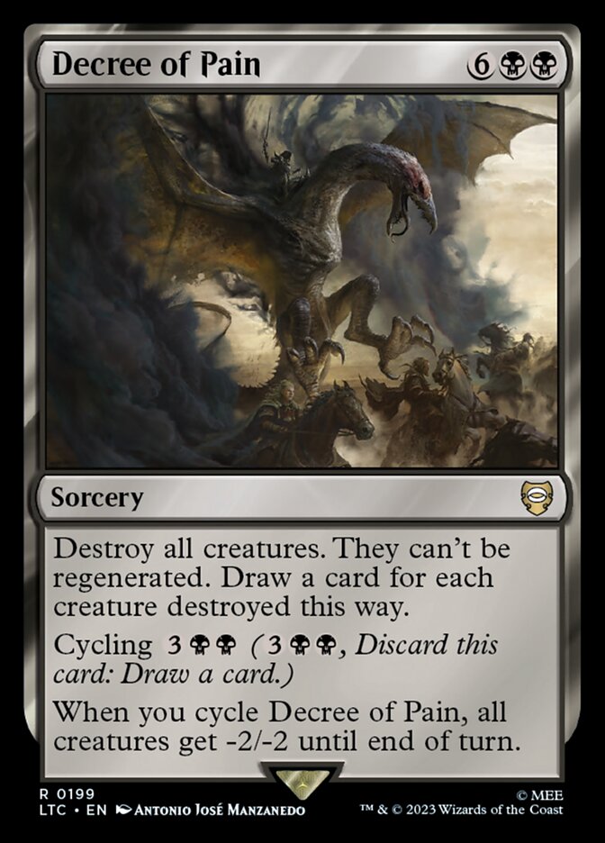 Decree of Pain 199 (Commander: The Lord of the Rings: Tales of Middle-earth)  | Good Games Morley