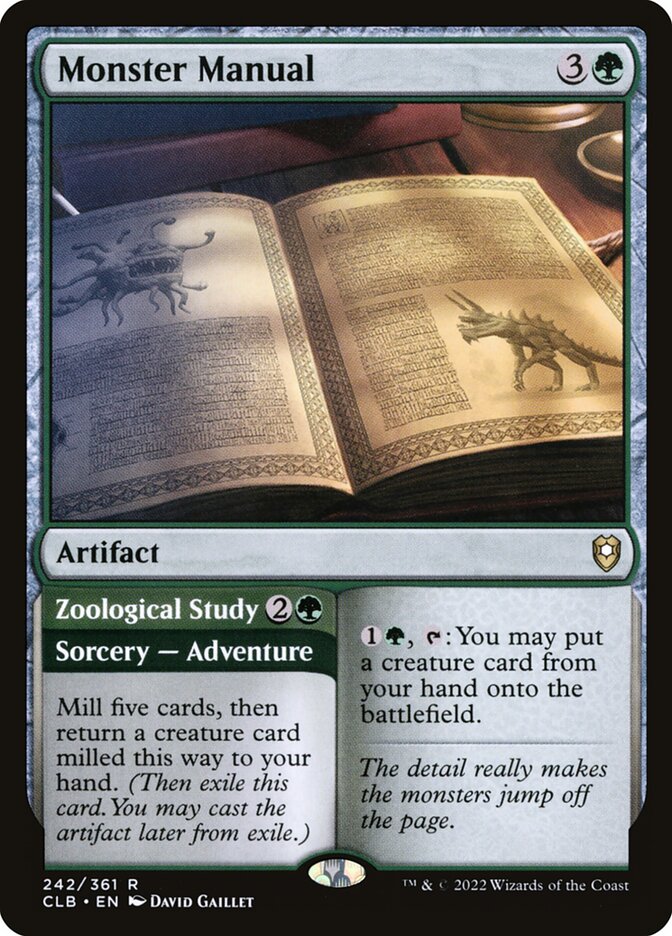 Monster Manual 242 (Commander Legends: Battle for Baldur's Gate)  | Good Games Morley