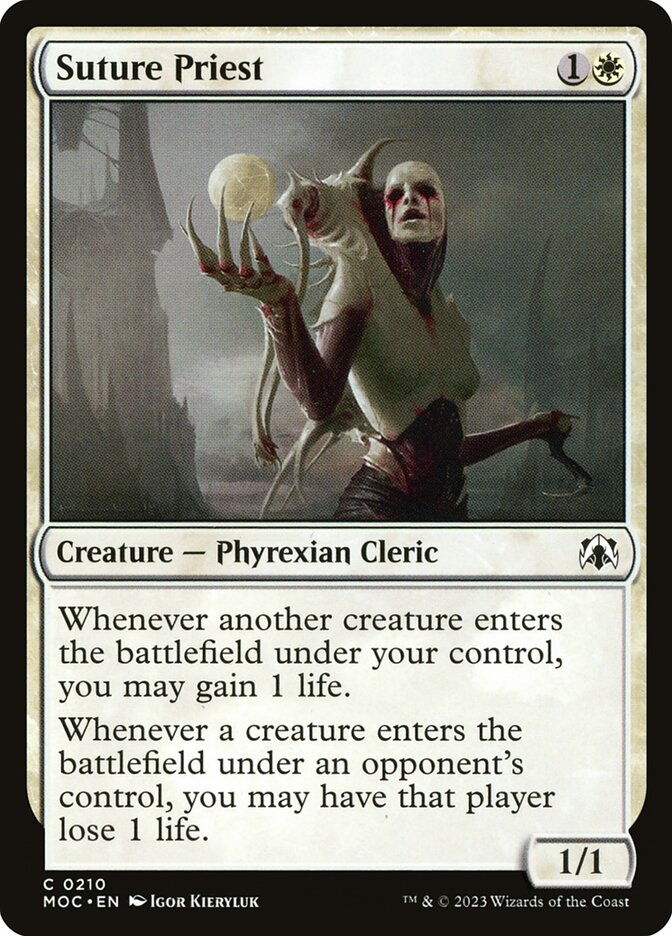 Suture Priest 210/444 (Commander: March of the Machine)  | Good Games Morley