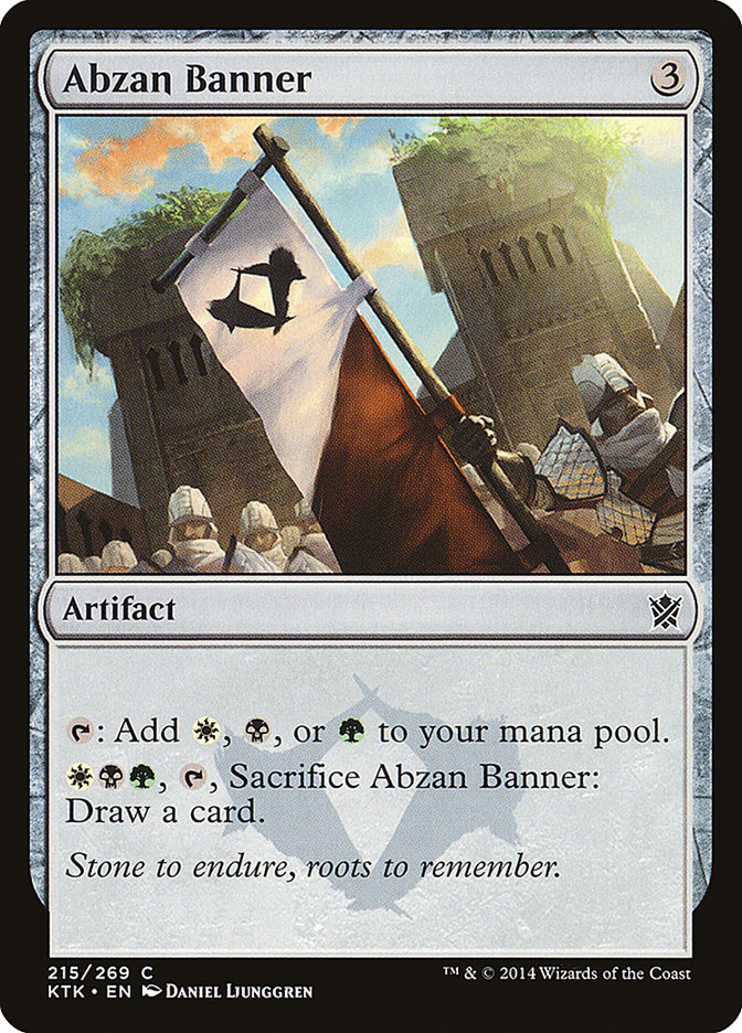 Abzan Banner 215 (Khans of Tarkir)  - Foil | Good Games Morley