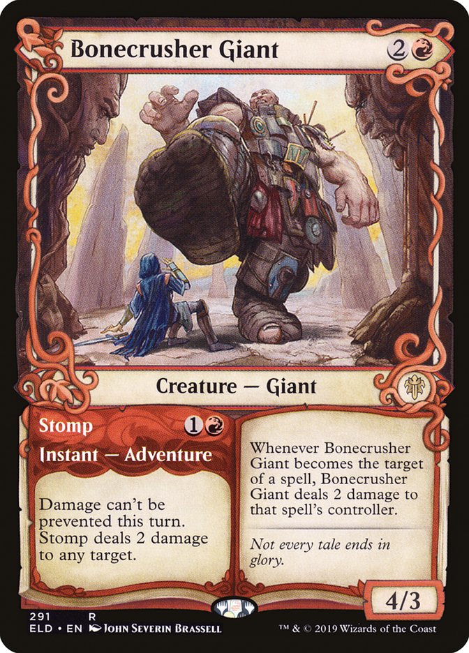 Bonecrusher Giant // Stomp 291/269 (Throne of Eldraine)  - Showcase | Good Games Morley