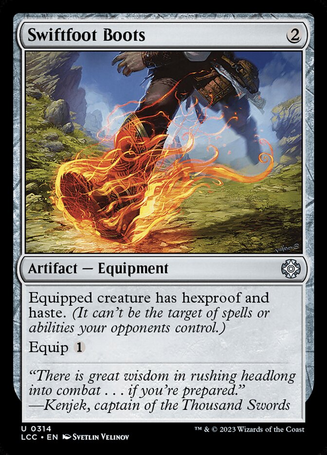 Swiftfoot Boots 314/370 (Commander: The Lost Caverns of Ixalan)  | Good Games Morley