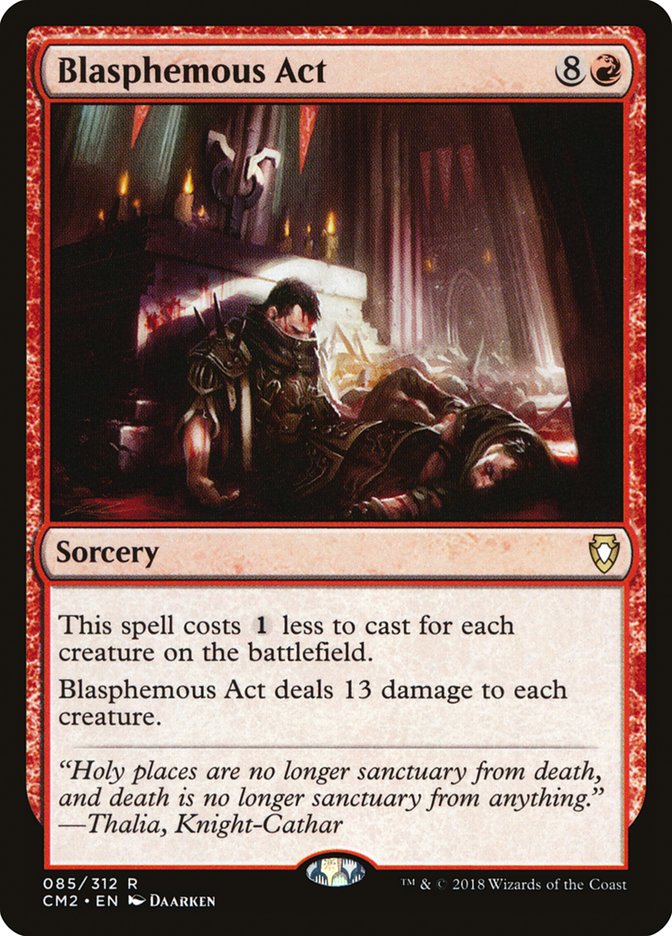 Blasphemous Act 85/312 (Commander Anthology Volume II)  | Good Games Morley