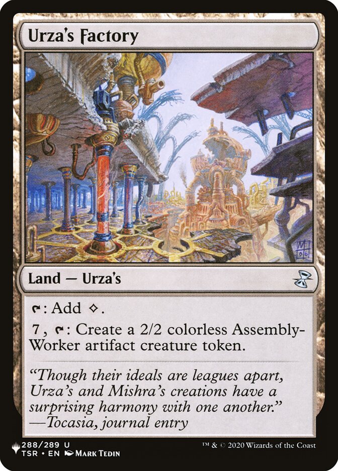 Urzas Factory 288/289 (The List Reprints)  | Good Games Morley