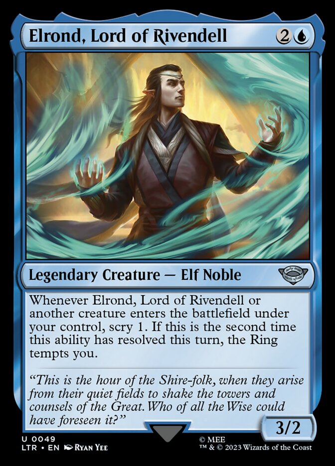 Elrond, Lord of Rivendell 49 (Universes Beyond: The Lord of the Rings: Tales of Middle-earth)  | Good Games Morley
