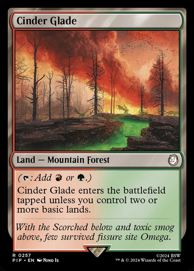 Cinder Glade 257/326 (Universes Beyond: Fallout)  | Good Games Morley