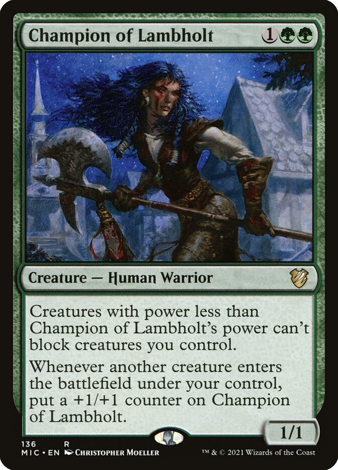 Champion of Lambholt 136 (Commander: Innistrad: Midnight Hunt)  | Good Games Morley