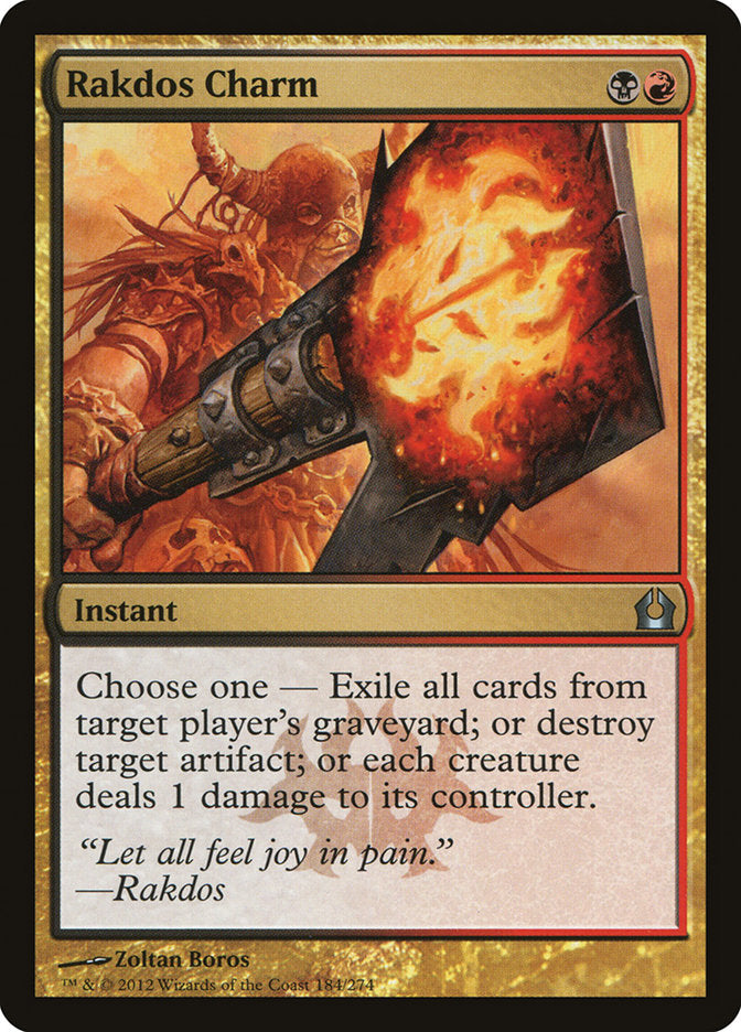 Rakdos Charm 184 (Return to Ravnica)  - Foil | Good Games Morley