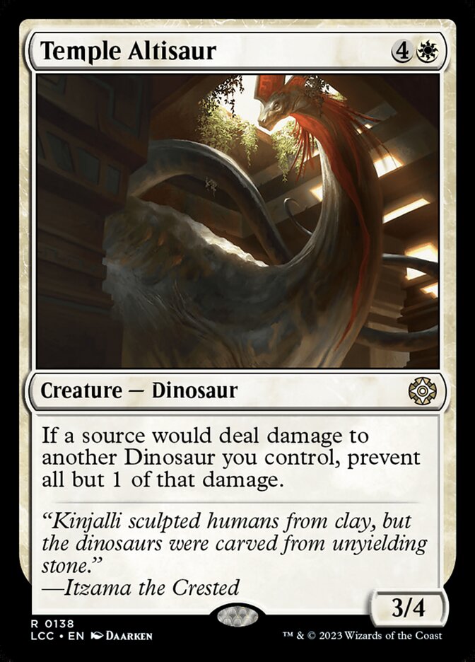 Temple Altisaur 138/370 (Commander: The Lost Caverns of Ixalan)  | Good Games Morley