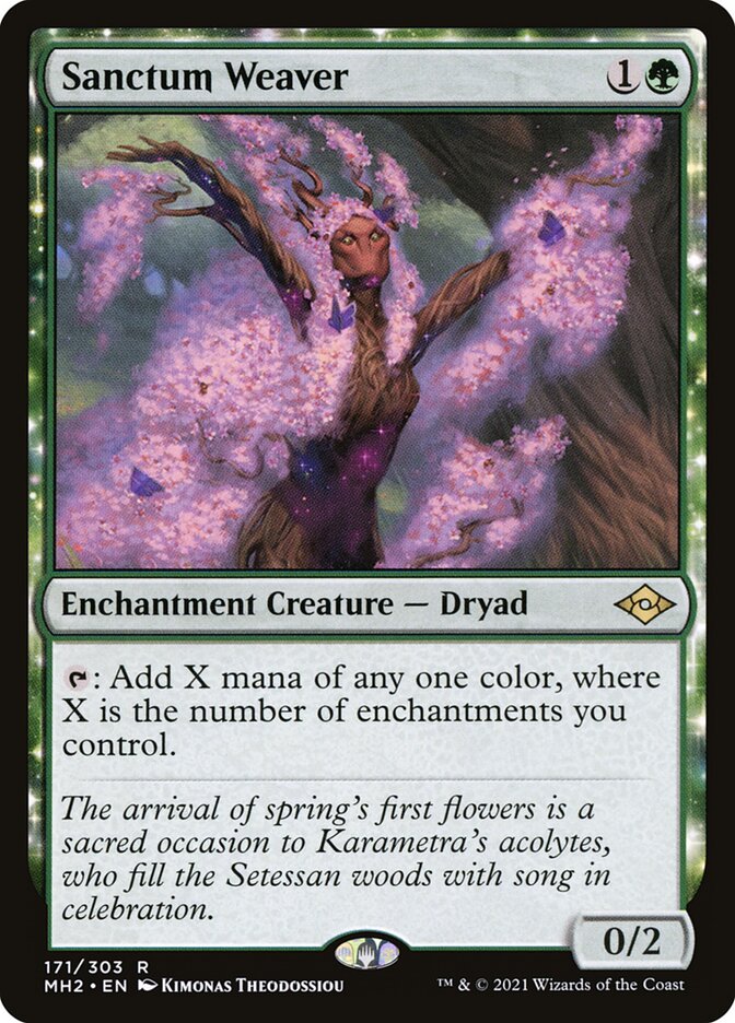 Sanctum Weaver 171 (Modern Horizons 2)  - Foil | Good Games Morley