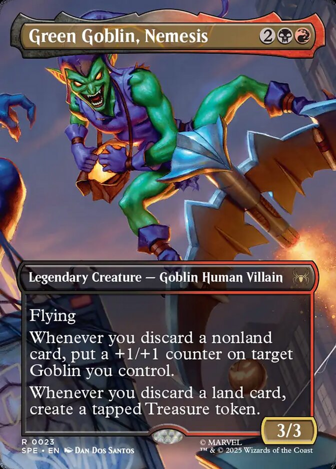 Green Goblin, Nemesis 23 (Marvel's Spider-Man: Eternal-Legal)  - Borderless Foil | Good Games Morley