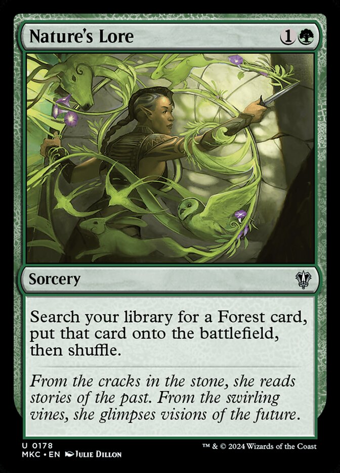 Nature's Lore 178/311 (Commander: Murders at Karlov Manor)  | Good Games Morley
